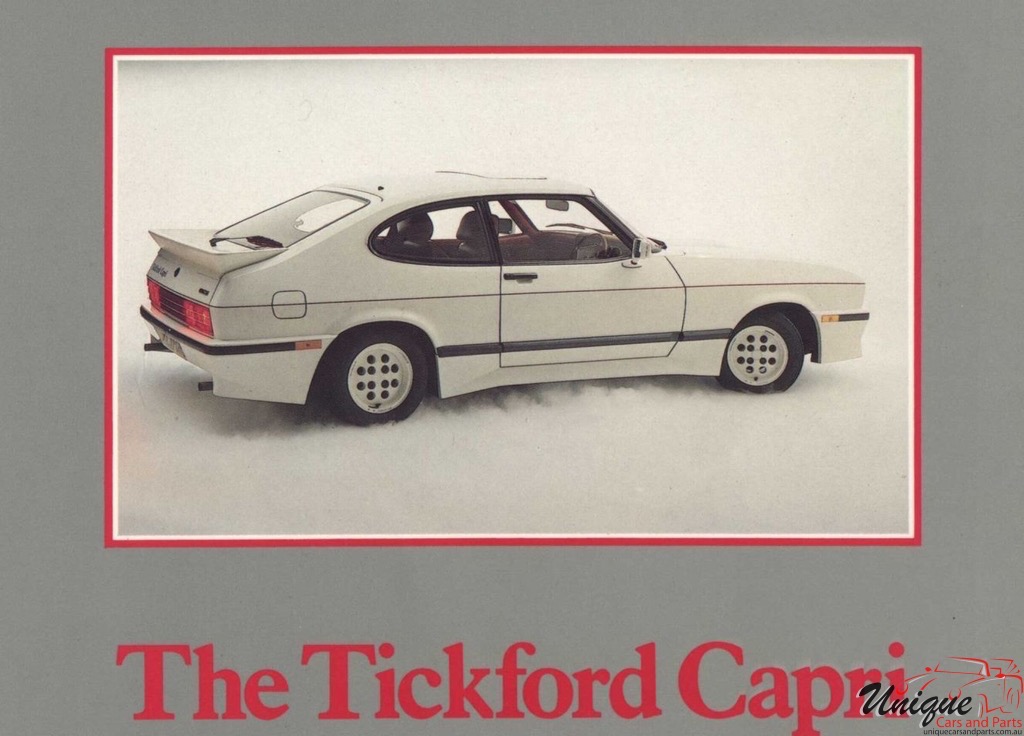 1983 Aston Martin Tickford Capri Brochure